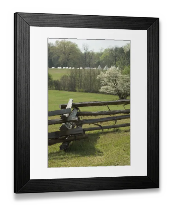 Framed Print : Reenactment of a Civil War army camp, Shiloh battlefield Framed Print : Reenactment of a Civil War army camp, Shiloh battlefield