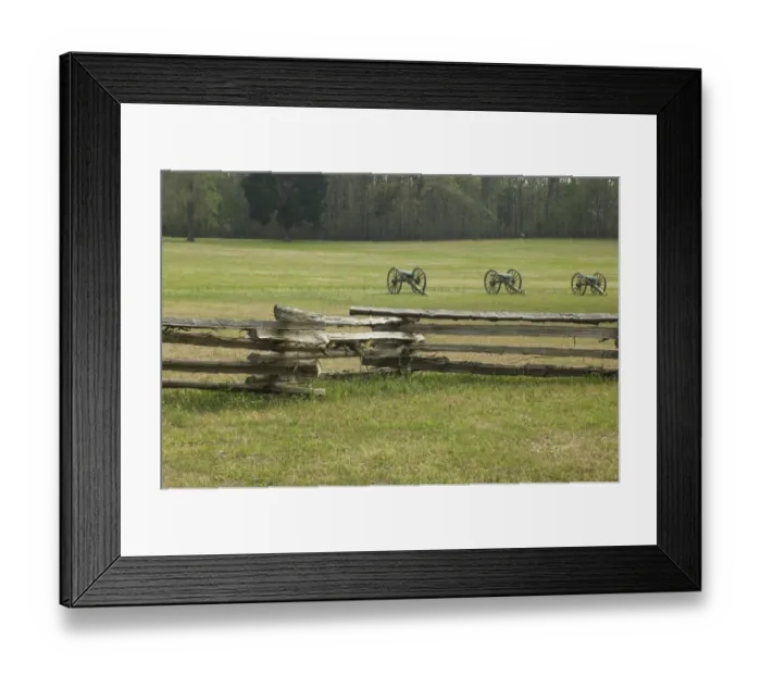 Framed Print : Civil War artillery, Shiloh battlefield Framed Print : Civil War artillery, Shiloh battlefield