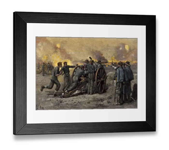 Framed Print : Battle of Fredericksburg, 1862
