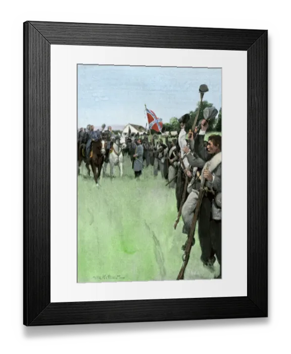 Framed Print : Confederate Army ready at Antietam, 1862