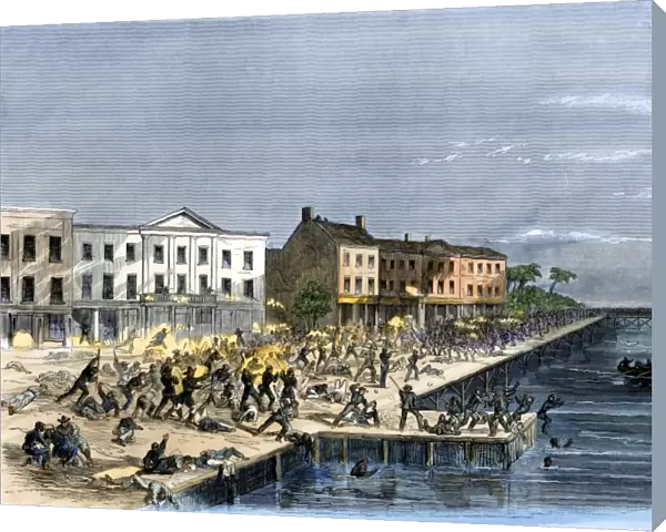 Battle at Galveston, Texas, US Civil War