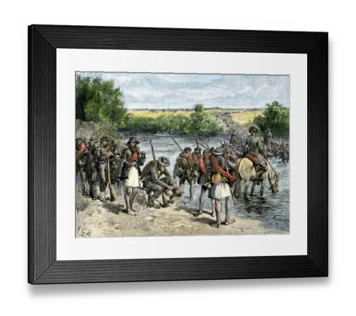 Framed Print : Confederate invasion of Maryland, US Civil War Framed Print : Confederate invasion of Maryland, US Civil War