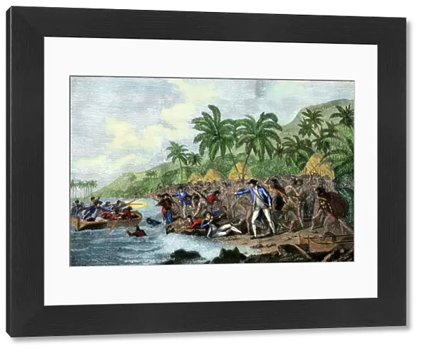 Captain Cook killed by Hawaiian natives, 1779