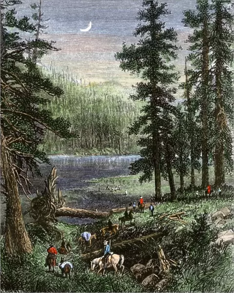 Wheelers expedition in the southern Rockies, 1870s