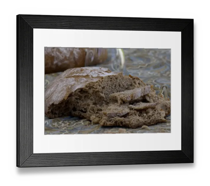 Framed Print : Bread for Revolutionary War reenactors
