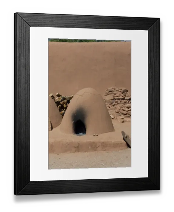 Framed Print : Outdoor oven, Rancho de las Golondrinas, New Mexico