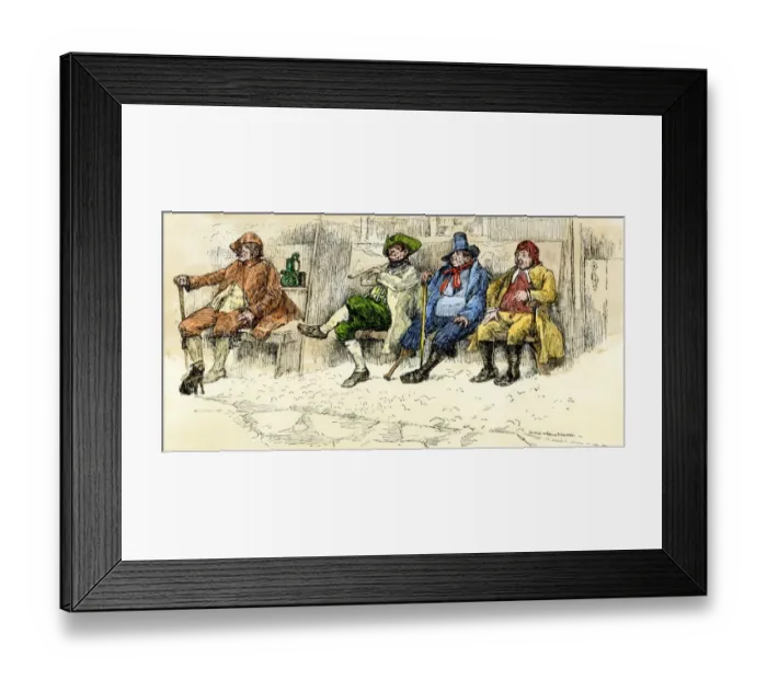 Framed Print : Dutch colonial tavern in New Amsterdam