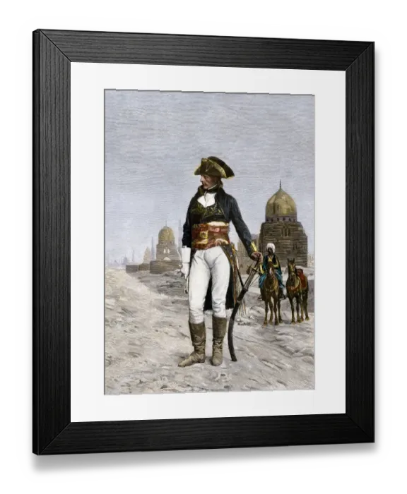 Framed Print : Napoleon Bonaparte at Cairo during his invasion of Egypt Framed Print : Napoleon Bonaparte at Cairo during his invasion of Egypt