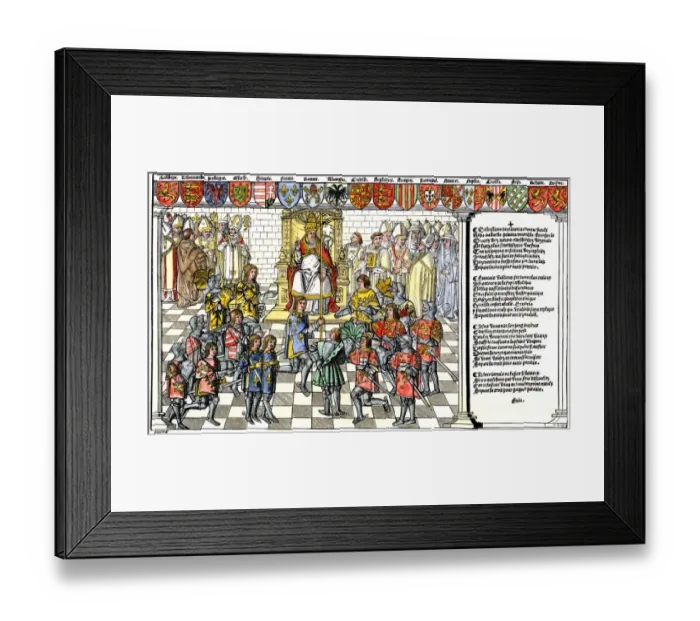 Framed Print : Assembling the First Crusade, 1095 AD Framed Print : Assembling the First Crusade, 1095 AD