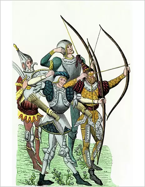 Longbowmen during the Hundred Years War