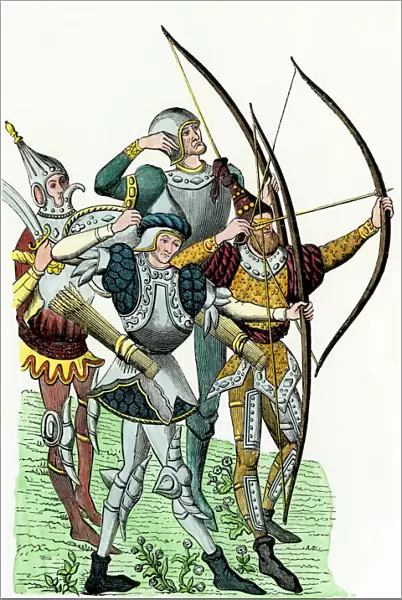 Longbowmen during the Hundred Years War