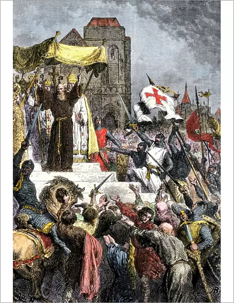First Crusade begun by Peter the Hermit, 1095