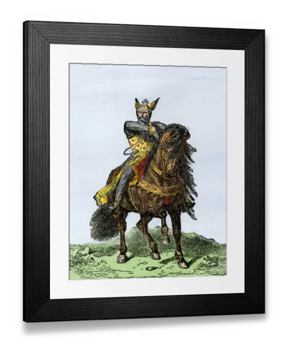 Framed Print : El Cid, Rodrigo Diaz de Vivar