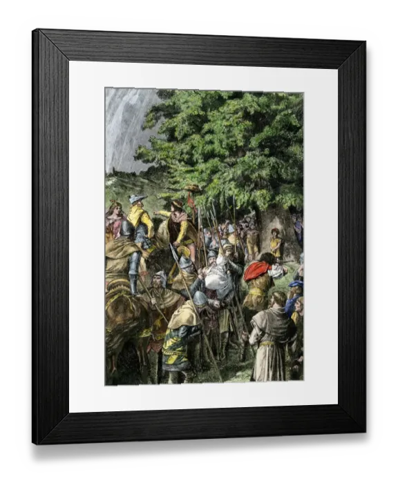 Framed Print : William Tell, legendary Swiss archer