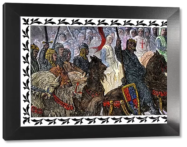 Crusaders entering Constantinople