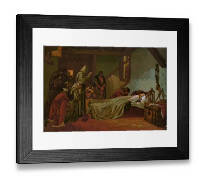 Framed Print : Death of Columbus Framed Print : Death of Columbus