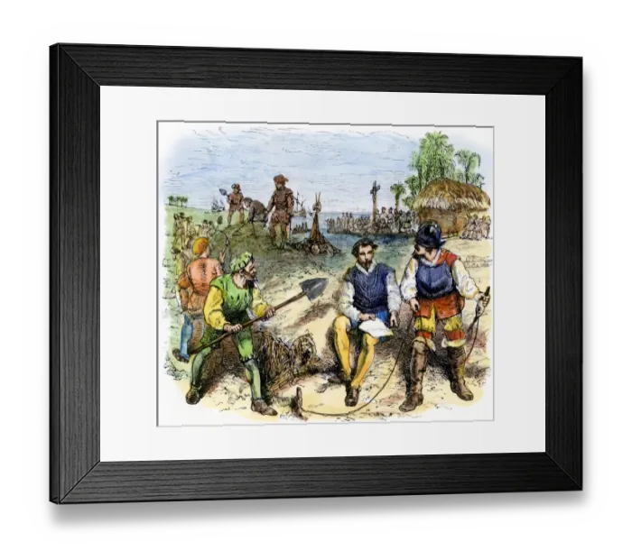 Framed Print : St. Augustine, Florida, founded by Menendez de Aviles Framed Print : St. Augustine, Florida, founded by Menendez de Aviles