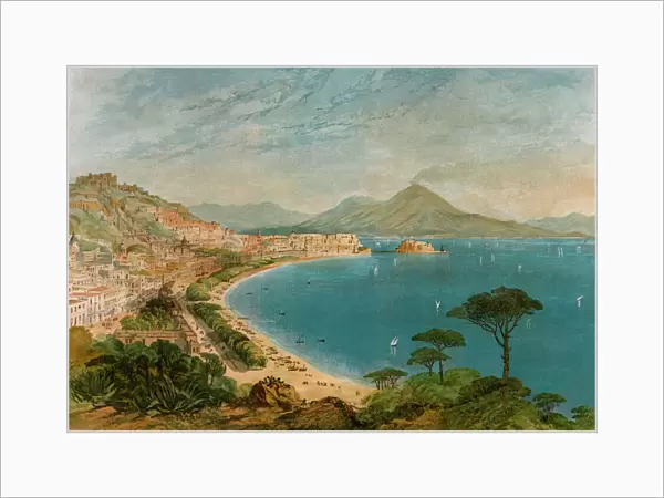 Bay of Naples, Italy, 1800s