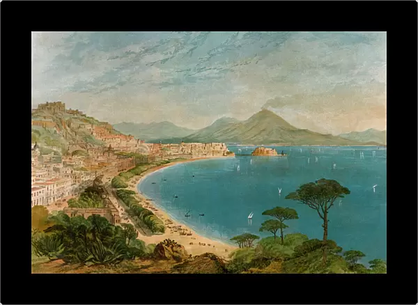 Bay of Naples, Italy, 1800s