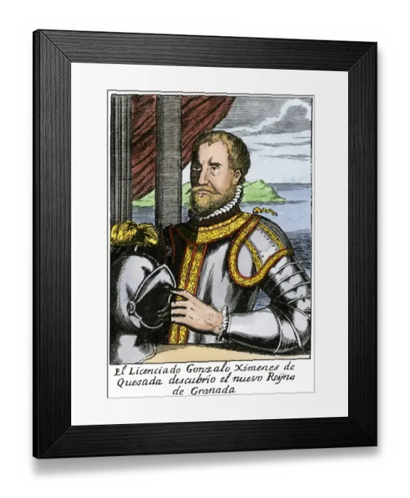 Framed Print : Gonzalo Jimenez de Quesada Framed Print : Gonzalo Jimenez de Quesada