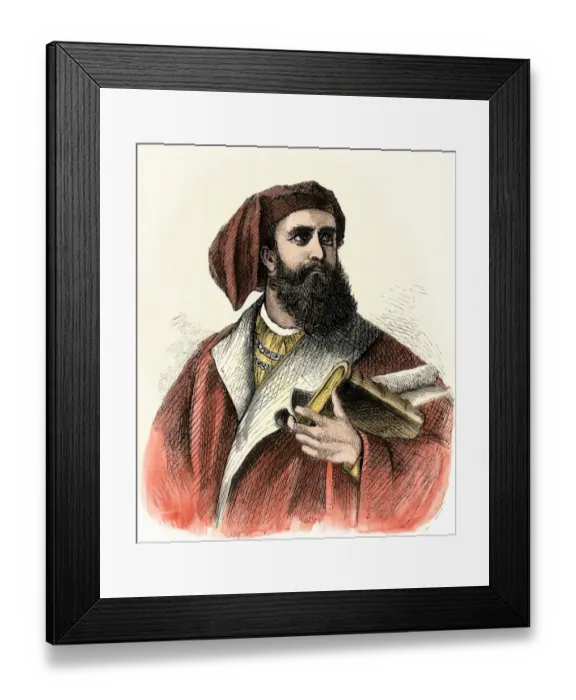 Framed Print : Venetian explorer Marco Polo Framed Print : Venetian explorer Marco Polo