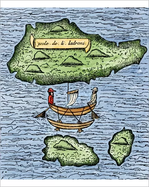 Mariana Islands in the Pacific discovered by Magellan, 1521