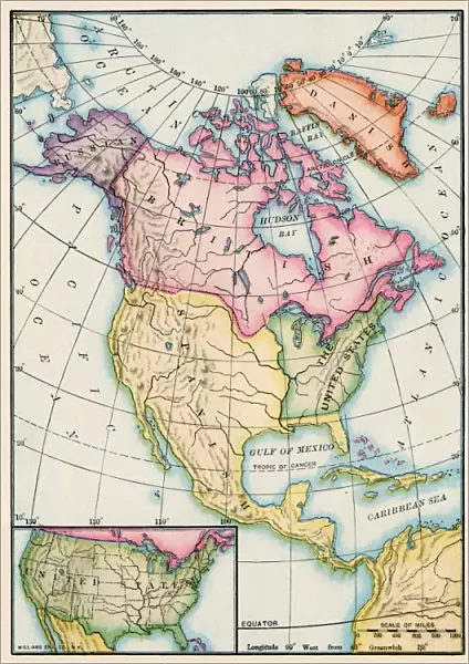 North American territories in 1783