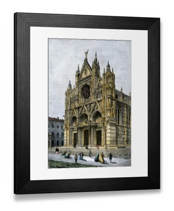 Framed Print : Siena Cathedral, Italy