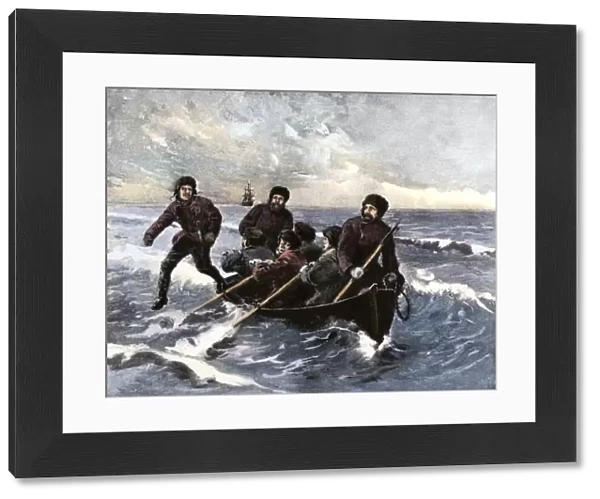 Borchgrevink expedition landing on Antarctica, 1894