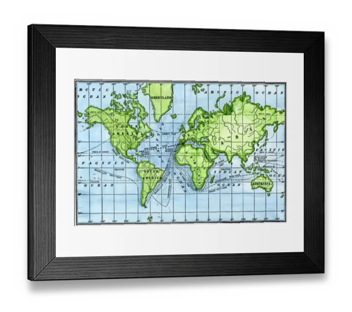 Framed Print : Great voyages of the age of exploration
