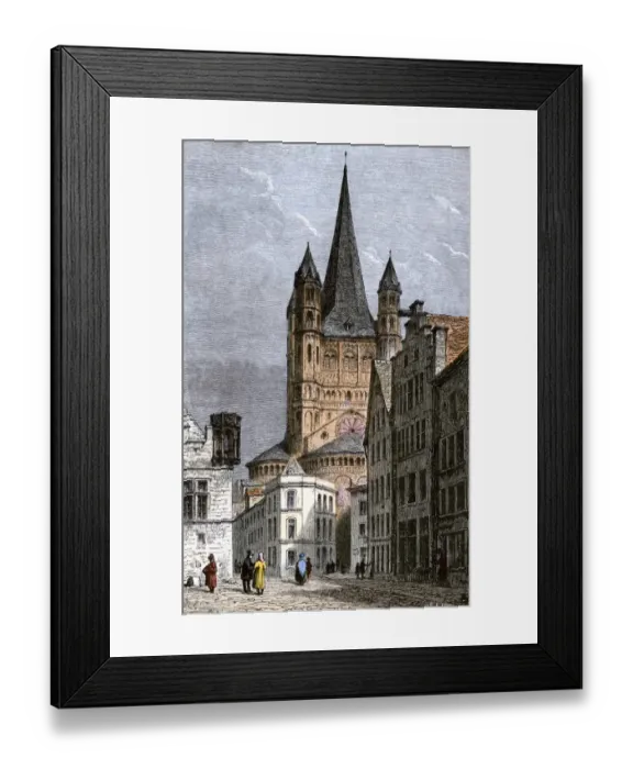 Framed Print : St. Martins Church in Cologne, Germany Framed Print : St. Martins Church in Cologne, Germany