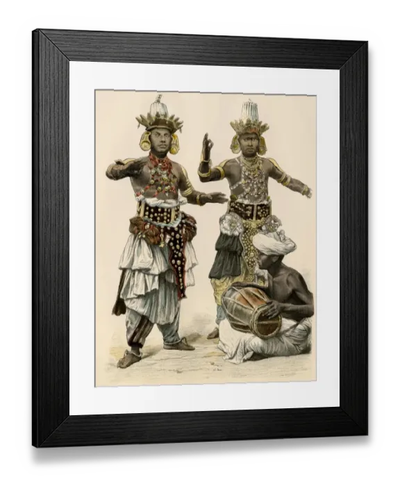 Framed Print : Sri Lankan devil dancers Framed Print : Sri Lankan devil dancers