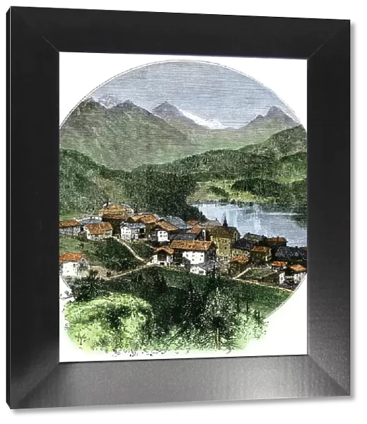 Saint Moritz, Switzerland, 1800s