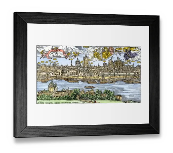 Framed Print : Cologne, Germany, 1531