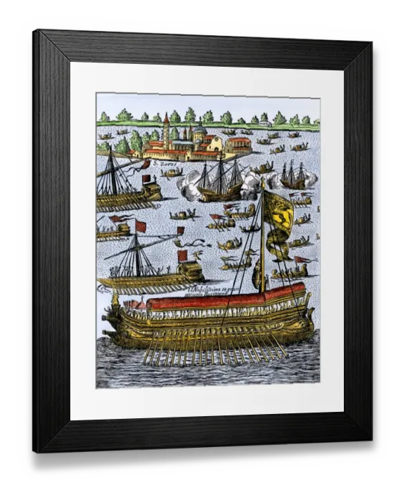Framed Print : Ceremony marrying Venice to the sea, 1609 Framed Print : Ceremony marrying Venice to the sea, 1609