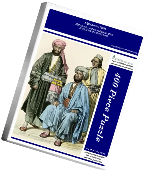 Afghan men, 1800s