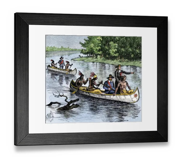 Framed Print : Jacques Marquette Framed Print : Jacques Marquette