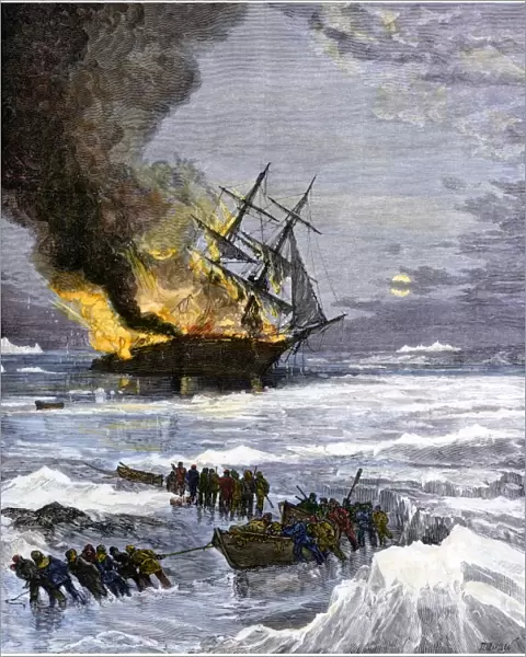 Arctic rescue ship disaster off Siberia, 1882