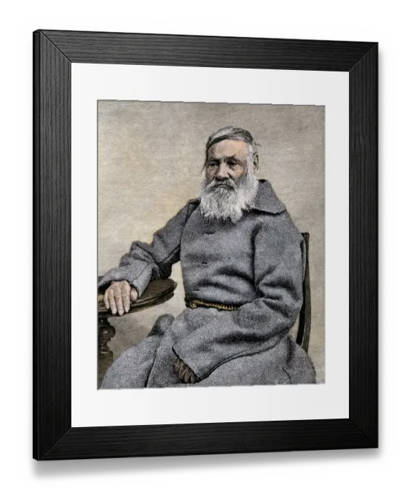 Framed Print : Elderly Russian sentenced to hard labor, 1880s Framed Print : Elderly Russian sentenced to hard labor, 1880s