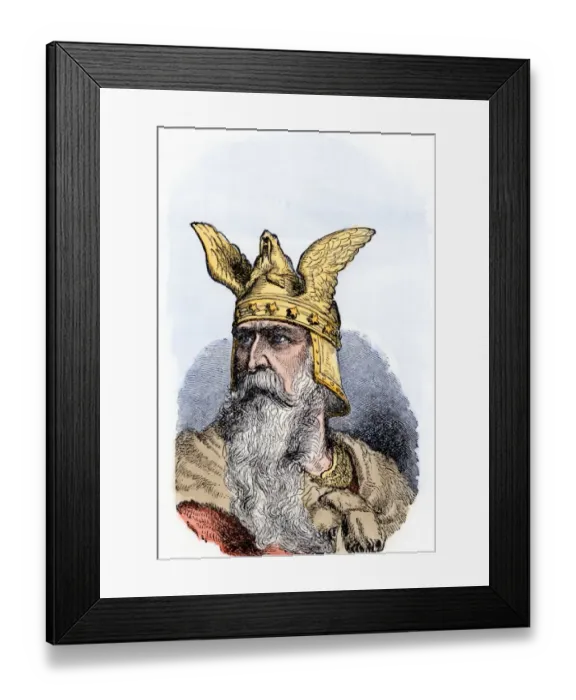 Framed Print : Viking king Framed Print : Viking king