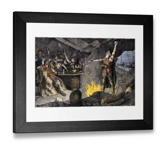 Framed Print : Vikings raiders ready to set sail Framed Print : Vikings raiders ready to set sail