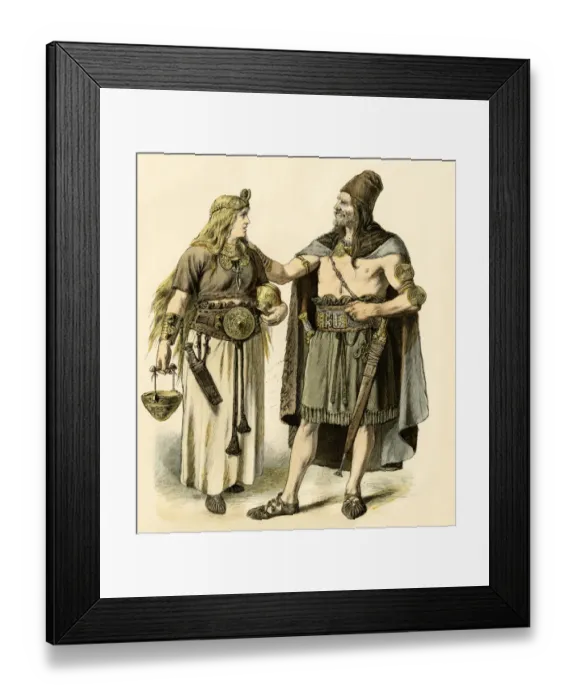 Framed Print : Bronze Age Europeans Framed Print : Bronze Age Europeans