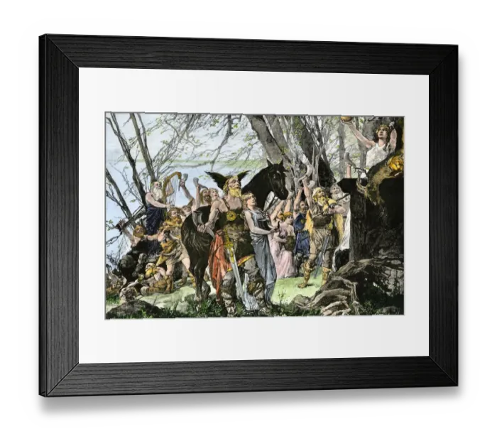 Framed Print : Franks migrating into Gaul Framed Print : Franks migrating into Gaul