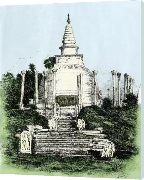Thupurama Dagoba in Sri Lanka