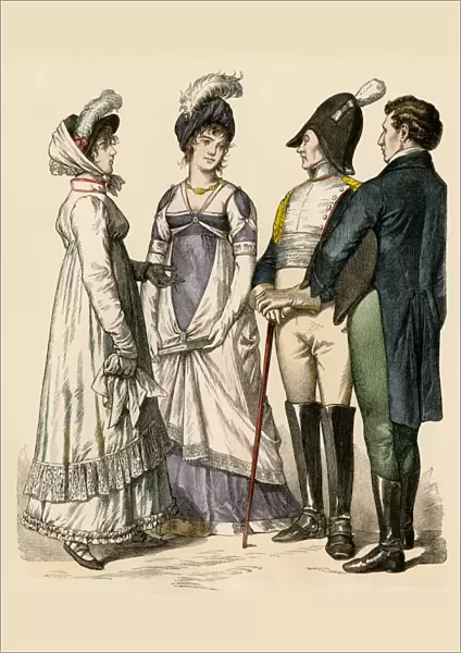 French Empire fashions
