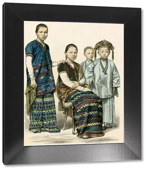 Burmese family of the Karenni