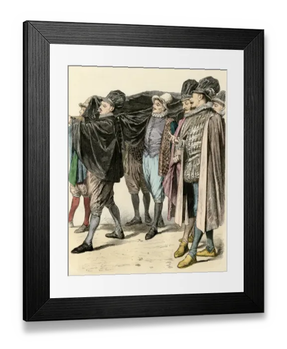 Framed Print : Funeral procession in Padua