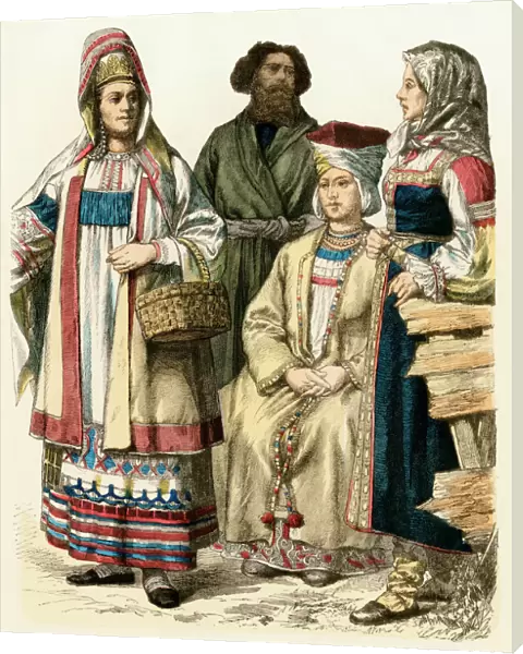 Russian women and a Finn