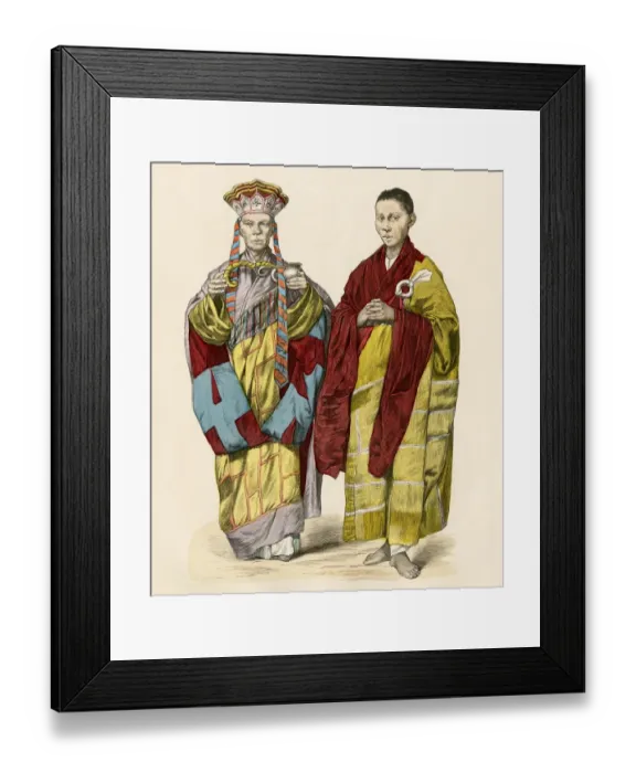 Framed Print : Vietnamese Buddhist clergy Framed Print : Vietnamese Buddhist clergy