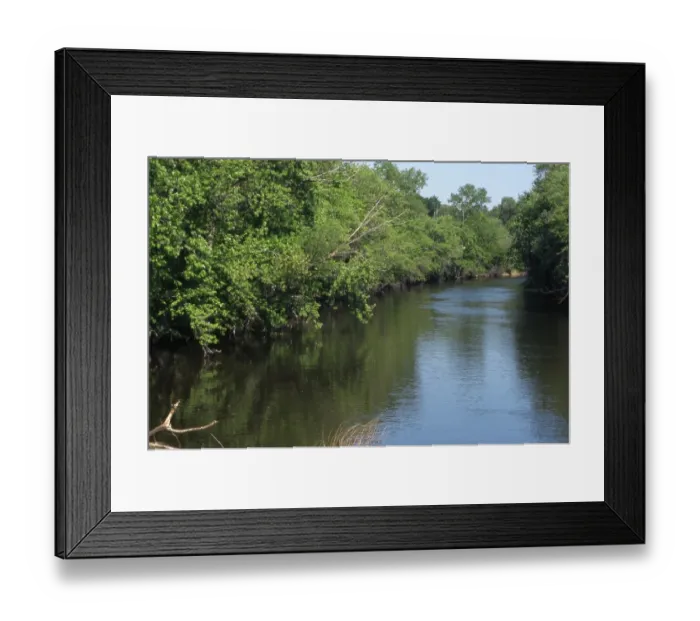 Framed Print : Fox River near Princeton, Wisconsin